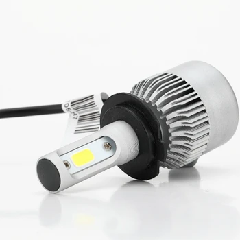 

2 X H7 S2 LED Car Headlight Bulb 36W 3600LM 9V-36V IP68 Waterproof 6000K Cold White 200M Light Range 360 Degree Beam All In One