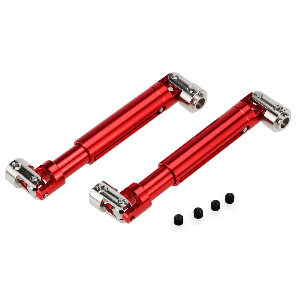

2PCS 106-138MM Metal CVD Universal Drive Shaft for 1/10 RC Rock Crawler Axial SCX10 D90 HSP 94180 RC Car
