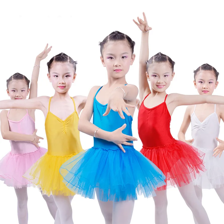 

Enfant Ballet Ballerina Tutu Dress Girl Leotard Gymnastics Ballet Clothes Children Suspenders Kids Dance Costume