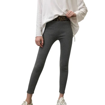 

Spring Womens Legging Striped Black Deep Gray Legging Leopard Trousers High Elastic Pencil Skinny Pants Women Workout Leggings