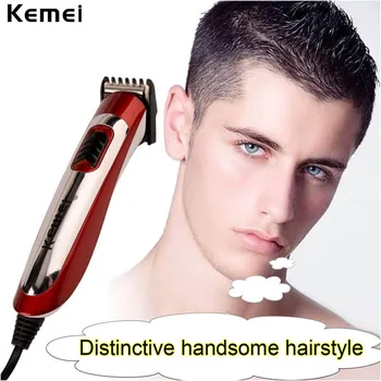 

Kemei Cheap Corded Electric Hair Clipper Professional Hair Trimmer with titanium steel blade Low vibration and low noise design
