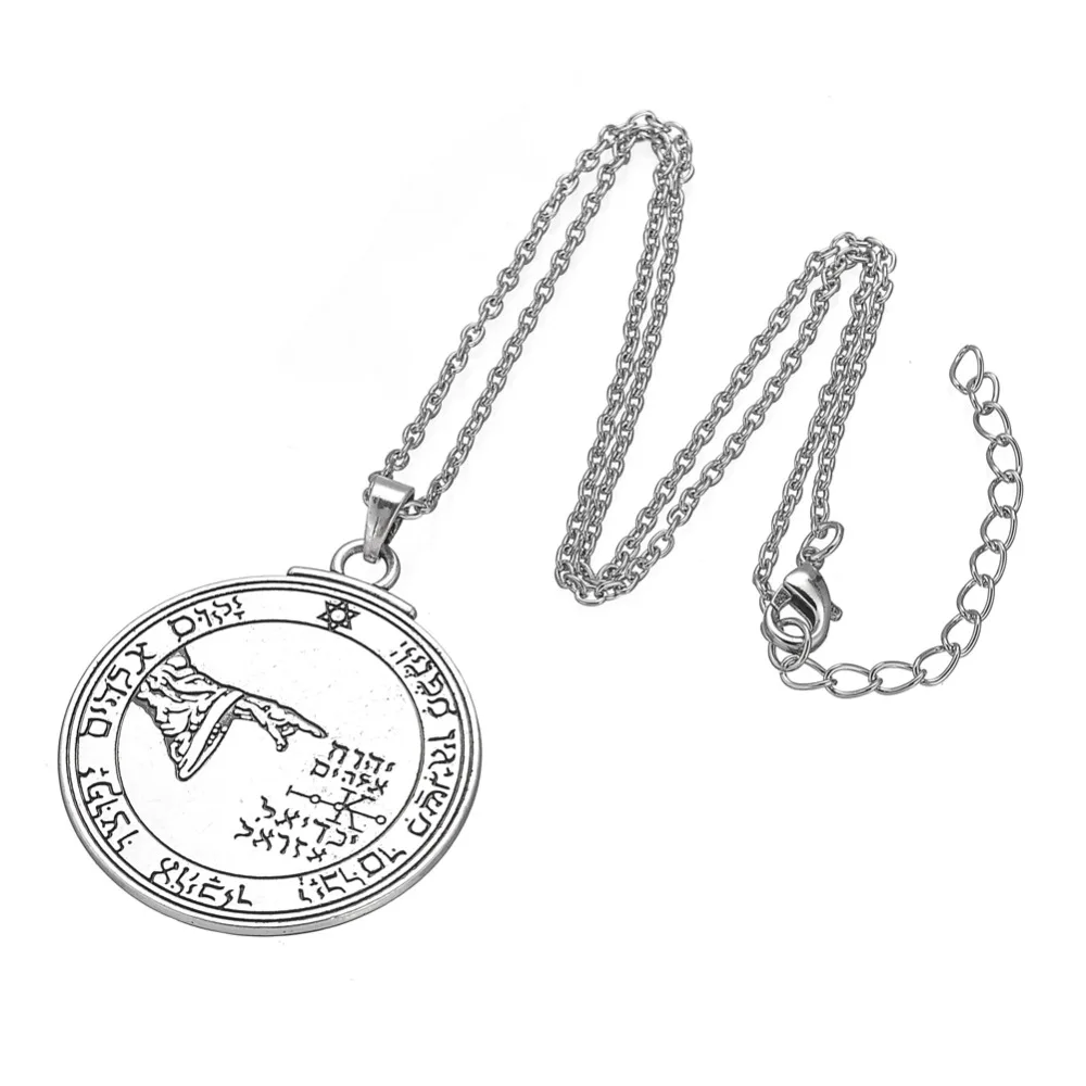 Лидер продаж цепочка с кулоном в форме талисмана из пентакли Луны|pentacle necklace|talisman
