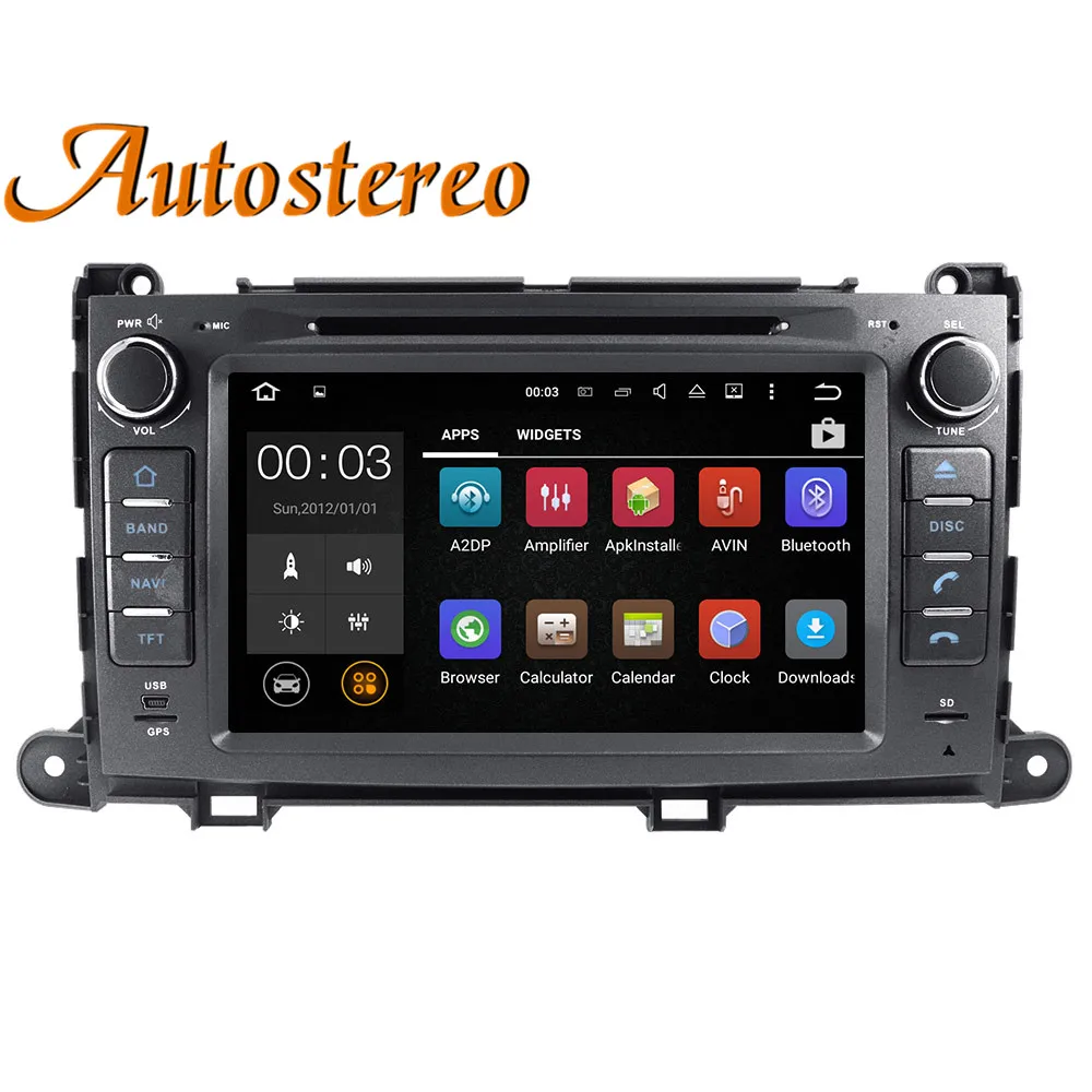 Sale Android 8 Car GPS Navigation Car DVD Player for Toyota Sienna 2009+ 4GB RAM PX5 radio tape recorder multimedia player head unit 4
