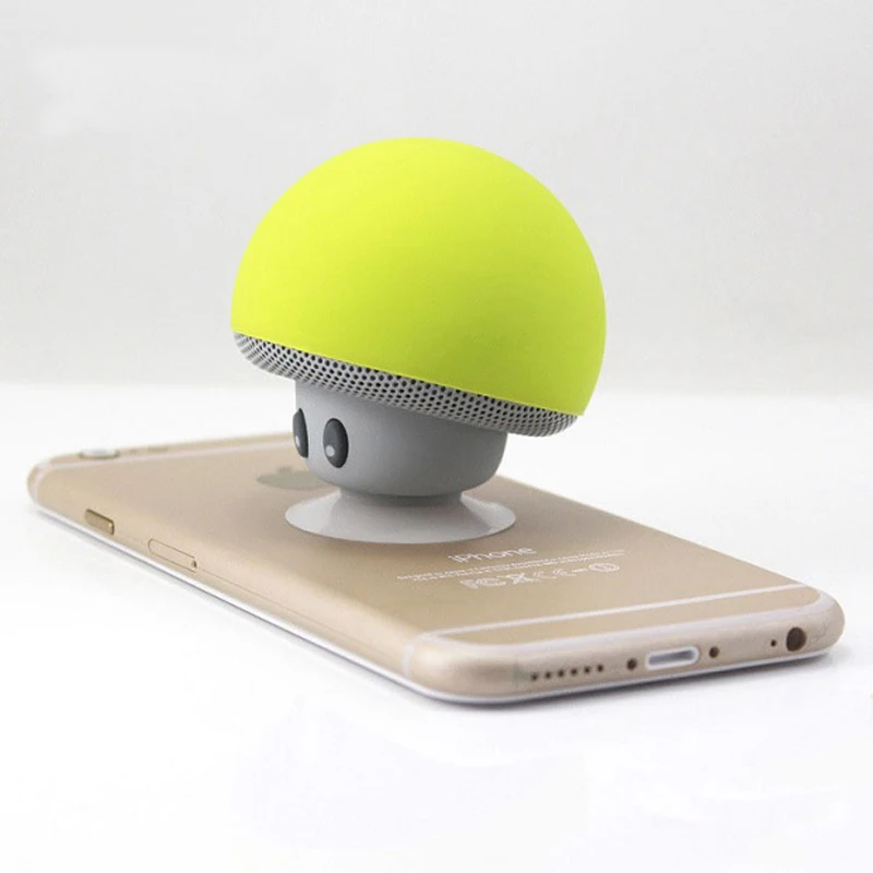 WPAIER Cartoon Mushroom Wireless Bluetooth speaker waterproof sucker mini bluetooth speaker audio outdoor portable Bracket