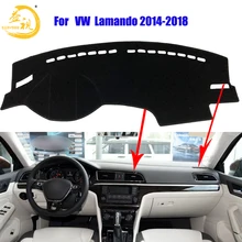 Easysee крышка приборной панели Pad Dashmat коврик с рельефом от солнца шахматная доска ковровые покрытия для Volkswagen Lamando
