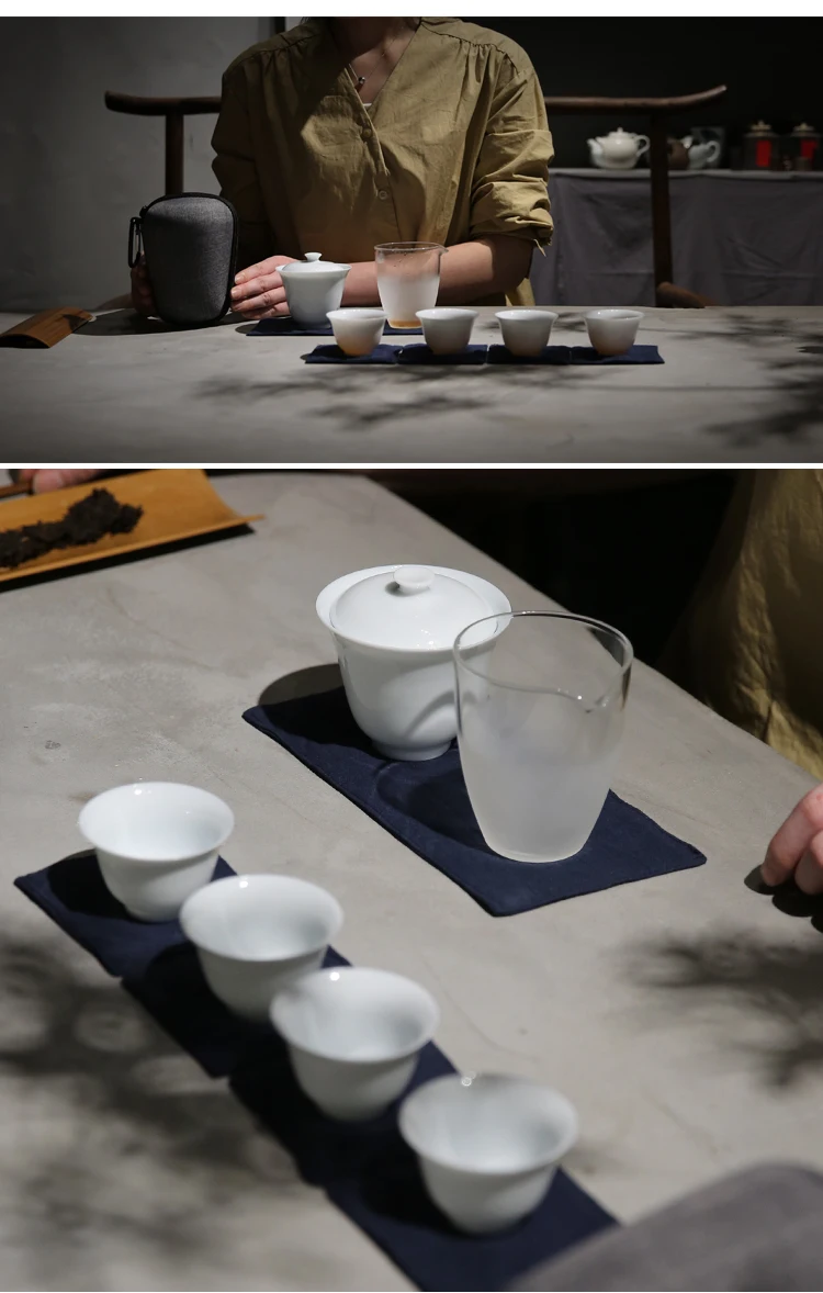 TANGPIN керамический чайник gaiwan чайные чашки китайский чайный набор с сумкой для путешествий