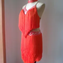 Стиль Костюмы для латинских танцев сексуальный алмаз кисточкой конкурс латиноамериканских танцев платье для женщин ребенок латинских танцев платья