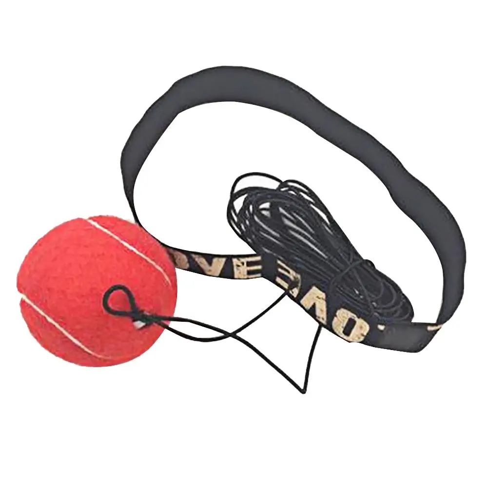 Желтый/красный надувной мяч боевой мяч боксерское оборудование с головным диапазоном для тренировки скорости рефлектора бокса удар Муай Тай упражнения - Цвет: Red