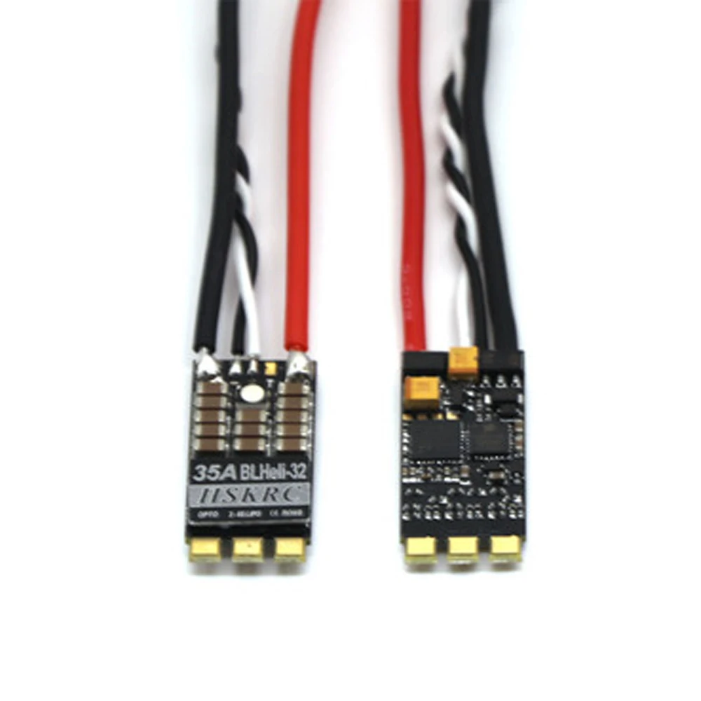 4 шт. HSKRC 35A BLheli_32 32 бит 2 6S Dshot1200 бесщеточный ESC с RGB LED для радиоуправляемого дрона FPV