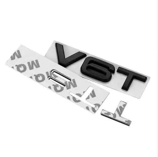 V6T V8T 3D металлические крылья сбоку значок кузова эмблема Стикеры Хо авто для