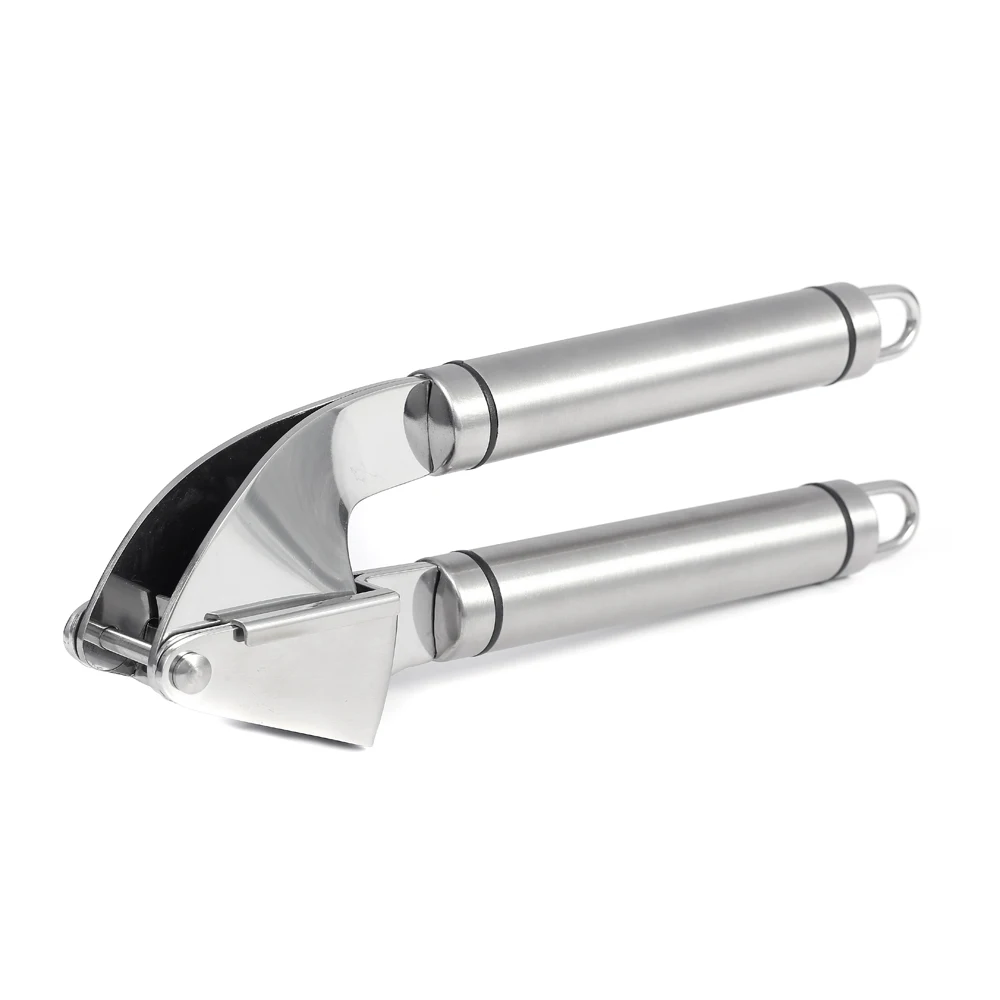 Stainless Steel 1pcs Garlic Press Ginger Crusher Garlic Presses Handles