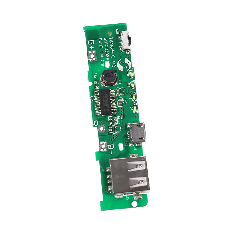 

1Pcs Usb 5v 2a Mobile Power Battery Protection Diy Charger Pcb Board Module Instrument Part & Accessories