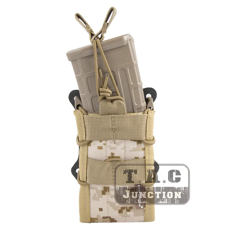 Emerson двойной винтовки модульный подсумок для 5,56 M4 M16 AR15 SR52 P-MAGS M1A1 G3 разгрузка emersongear магазинная сумка для обоймы Перевозчик - Цвет: DD