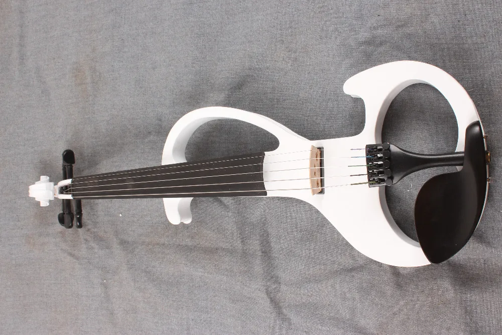 

white 5 string 4/4 Electric Violin solid wood fine sound 1 Pcs the item is white if you need other color please tell me