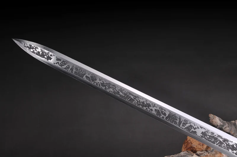 Китайская династия Хань династии меч ручной работы 1060 углеродистая сталь пластинчатое лезвие коллекционный меч домашний меч дерокация