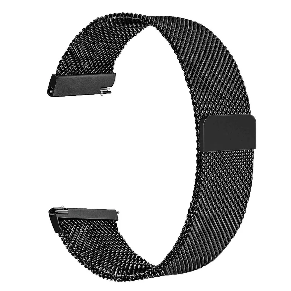 Миланская петля для часов магнитный ремешок для samsung Galaxy Watch Active/Active 2 40 мм 44 мм браслет из нержавеющей стали