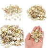 Buen trato 100 piezas de Triángulo Dorado d-ring cuadro colgante cuadro con imagen de espejo ganchos para marco perchas al por mayor LZymQEAj