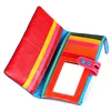 Women Wallet Genuine Leather Female Purse Leather Long Zipper Coin Purse Card Holder Money Clutch Hand Wallets 1
