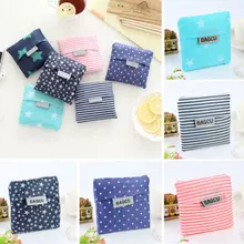 Складная Удобная Милая Дамская Складная перерабатываемая сумка эко многоразовая хозяйственная сумка фруктовый Овощной продуктовый большой емкости