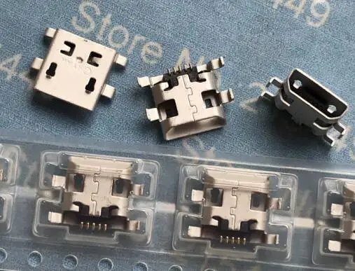 

10pcs Micro usb charging socket connector for replacement