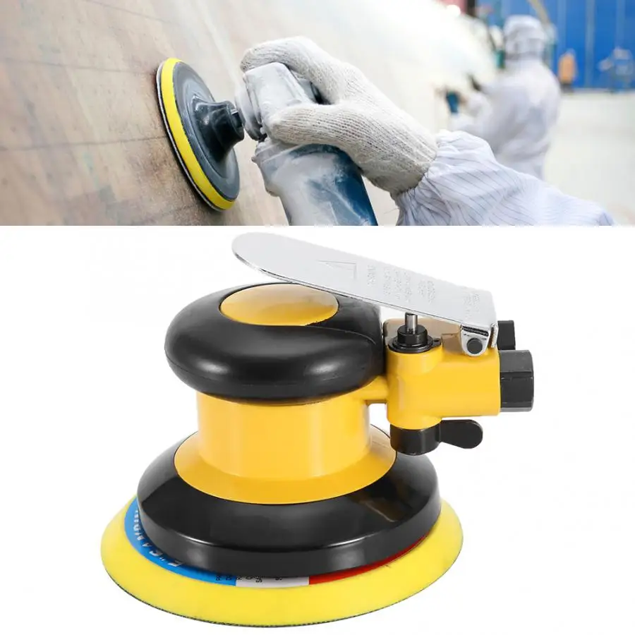 

10000RPM Handheld Air Sander Grinder Polisher Pneumatic Professional Polishing Tool Grinding Tool 5 inch