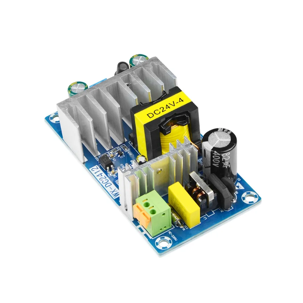 

AC-DC Power Supply Module AC 100-240V to DC 24V 4A 100W Lighting Transformers Switching Power Supply Board