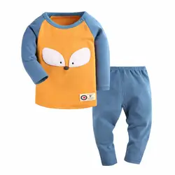 Fox Baby Clothes 2017 Autumn Baby Clothing Sets Cartoon Printing Sweatshirts+Casual Pants 2Pcs for Baby Boy Clothes Pajamas Set