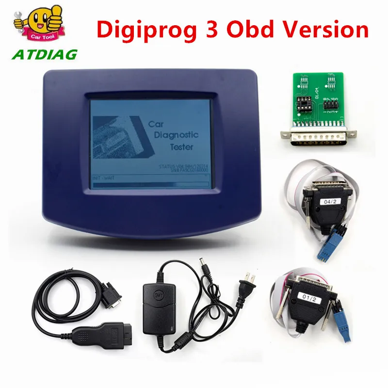 

Digiprog III V4.94 Digiprog 3 FTDI Chip FT232BT A++ OBD2 ST01 ST04 cable odometer correction tool Digiprog3 Change mileage