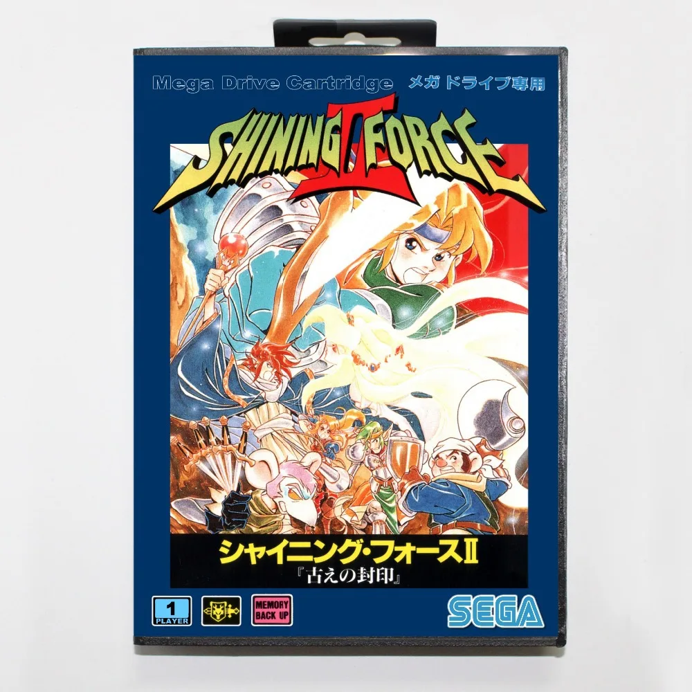 Игровой картридж Shining Force 2 16 бит игровая карта MD с розничной коробкой для Sega Mega Drive