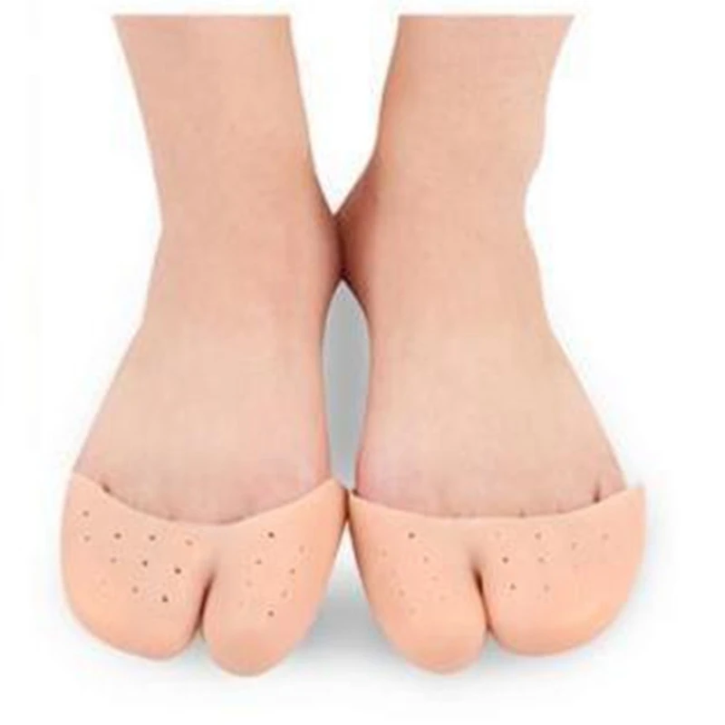 2pc Silicone Foot Pads Hallux Valgus Corrector Toe Pads Orthopedic Braces Cushion Pads Insole Pedicure Bunion Foot Protector