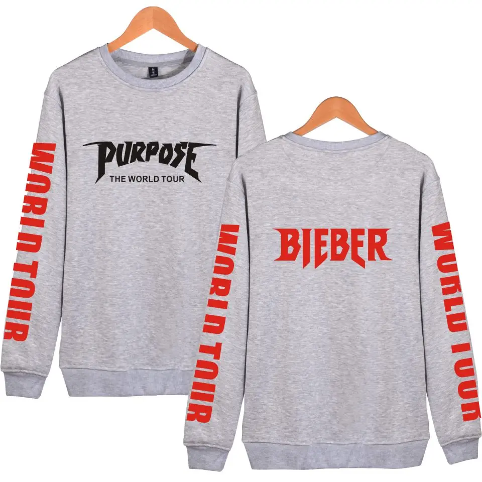 Justin Bieber 2017 New Style With Capless hoodies Men/Women Kpop Sweatshirt Fashion New for winter and autummn 4XL Plus Size