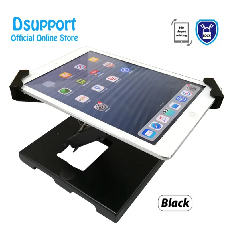 Универсальное настенное крепление deskstand планшетный ПК Противоугонный держатель безопасности дисплей подставка для планшета для 7-13 дюймов