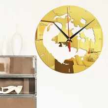 Акриловые DIY настенные наклейки декоративные часы экологически чистые высококачественные декоративные настенные часы для гостиной, спальни