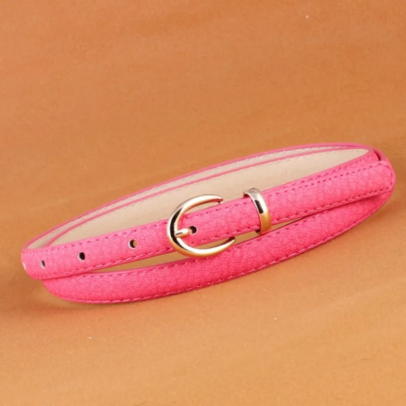 

Hot Sale Fashion Women Skinny Waist Belt Ladies Thin Leather Narrow Waistband Strap Popular Jeans Girls Girdle High Quality 2019