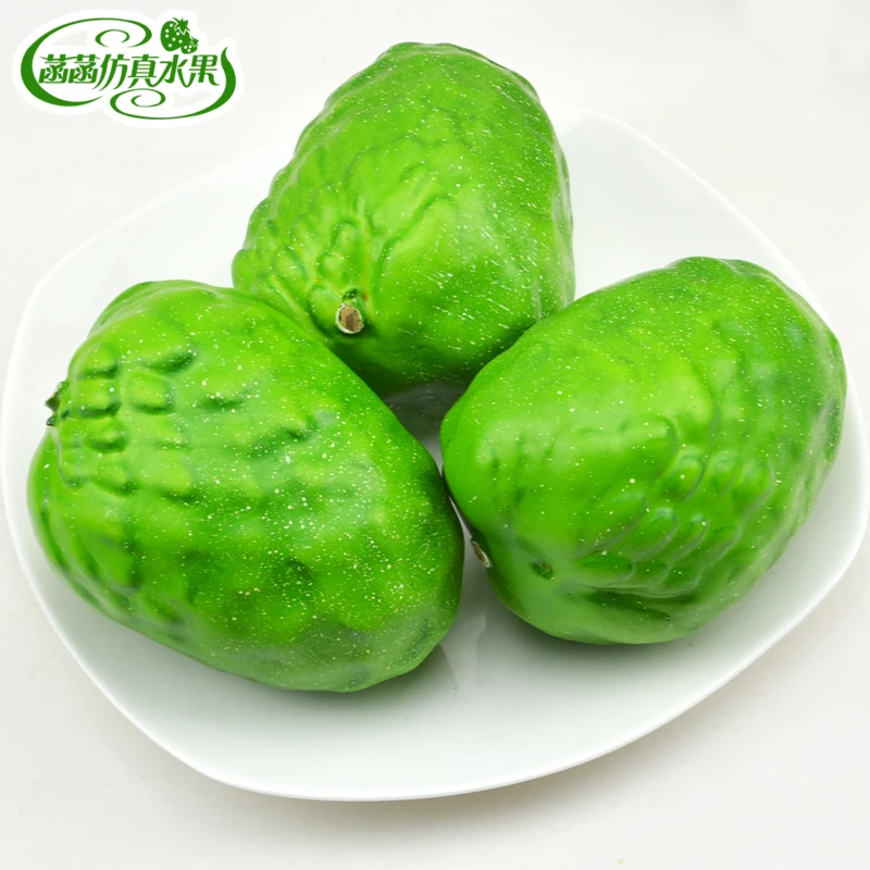 

High artificial custard-apple fake fruit model set home kitchen cabinet props
