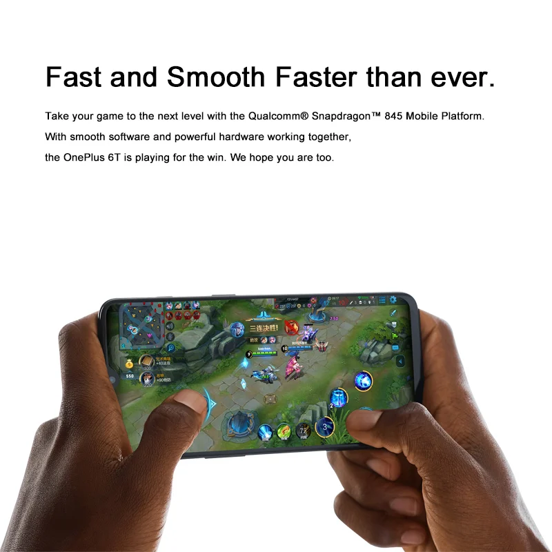 Оригинальный смартфон Oneplus 6 T 8GB 128GB Snapdragon 845 19 5: 9 на весь экран с функцией