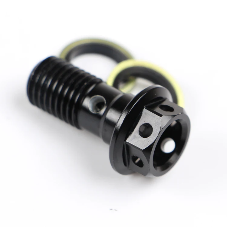 Motorcycle brake pump screw oil cooler refires screws 10 x 1.25