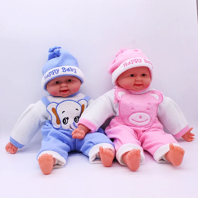 Large Early Childhood Teaching Simulation Doll Baby Doll Funny Laugh 