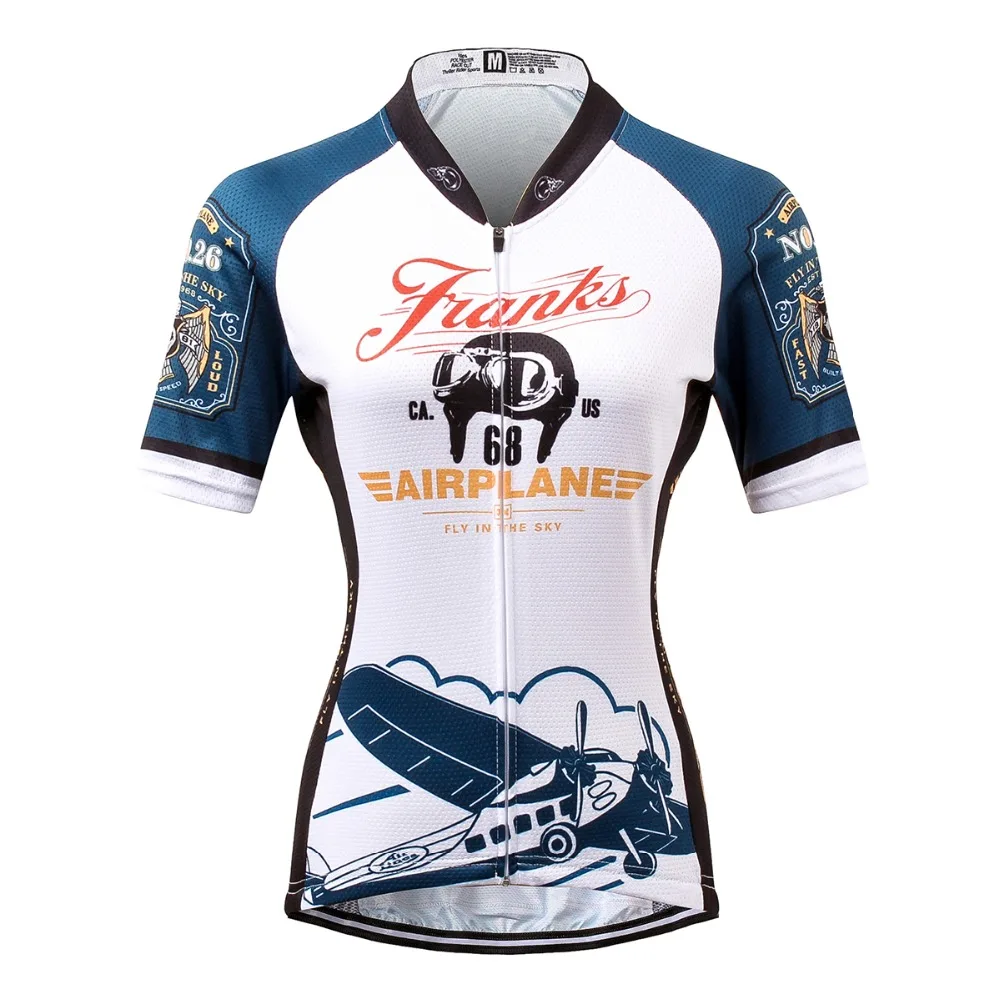 

THRILLER RIDER SPORTS TRS-W0041 Womens Cycling Jersey Cycling Clothing Bike Shirt Size S to 5XL