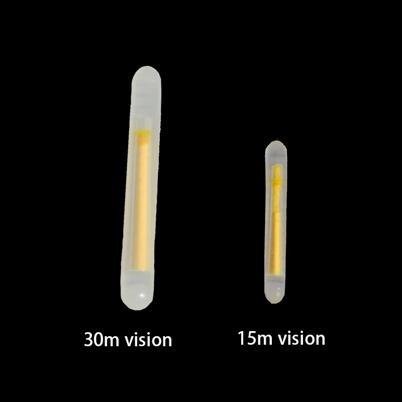 100 пакет/500 шт. 25/с ультратонкой оправой 37 мм рыбалка светильник палочка ночной Флуоресцентный светильник палочки светятся палочки Световой поплавок рыболовной A31
