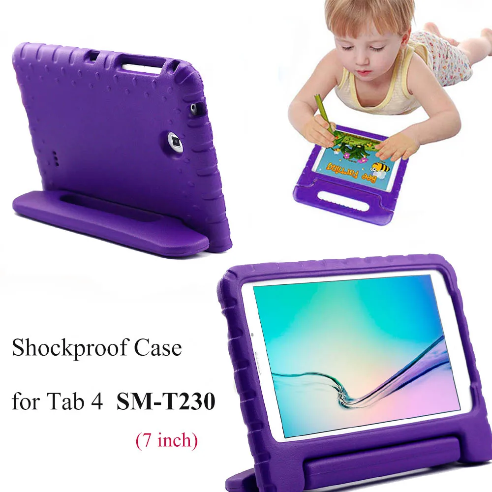 Eagwell Kids Children Safe Rugged Proof Foam Case Handle Stand For