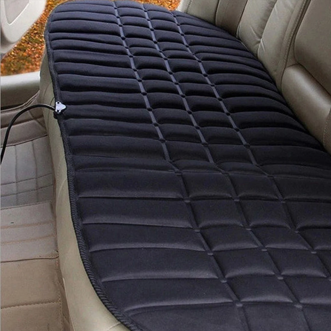 

Dewtreetali New DC12V 35W Universal Warm-Keeping Winter Back Row Car Seat Cushions Heating Thermostat Truck Heated Seat