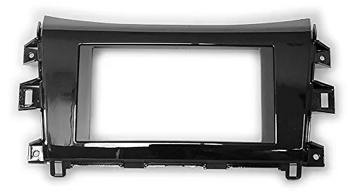 

2 Din Car Radio Stereo Fascia Panel Frame DVD Dash Installation Kit for NISSAN NP300, Navara 2014+ (Piano black) with 173*98MM