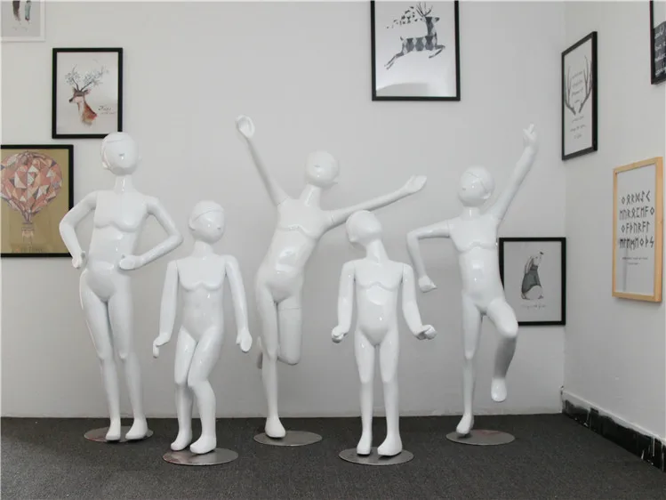 High Quality Fashionable Full Body White Child Mannequin Child Model Factory Direct Sell