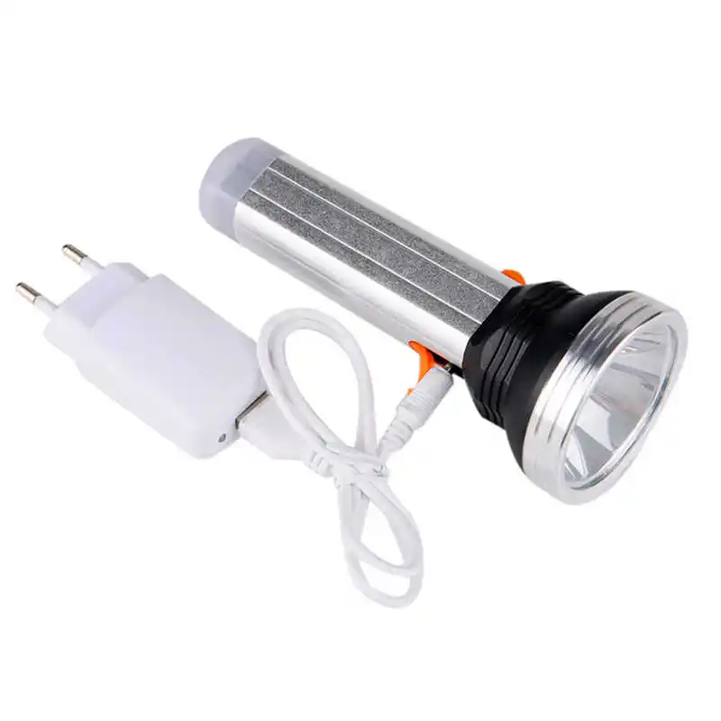3W Very Bright Large Flashlight Multi-function Digital LED Spotlight led flashlight rechargeable laser pointer #4S19 (5)