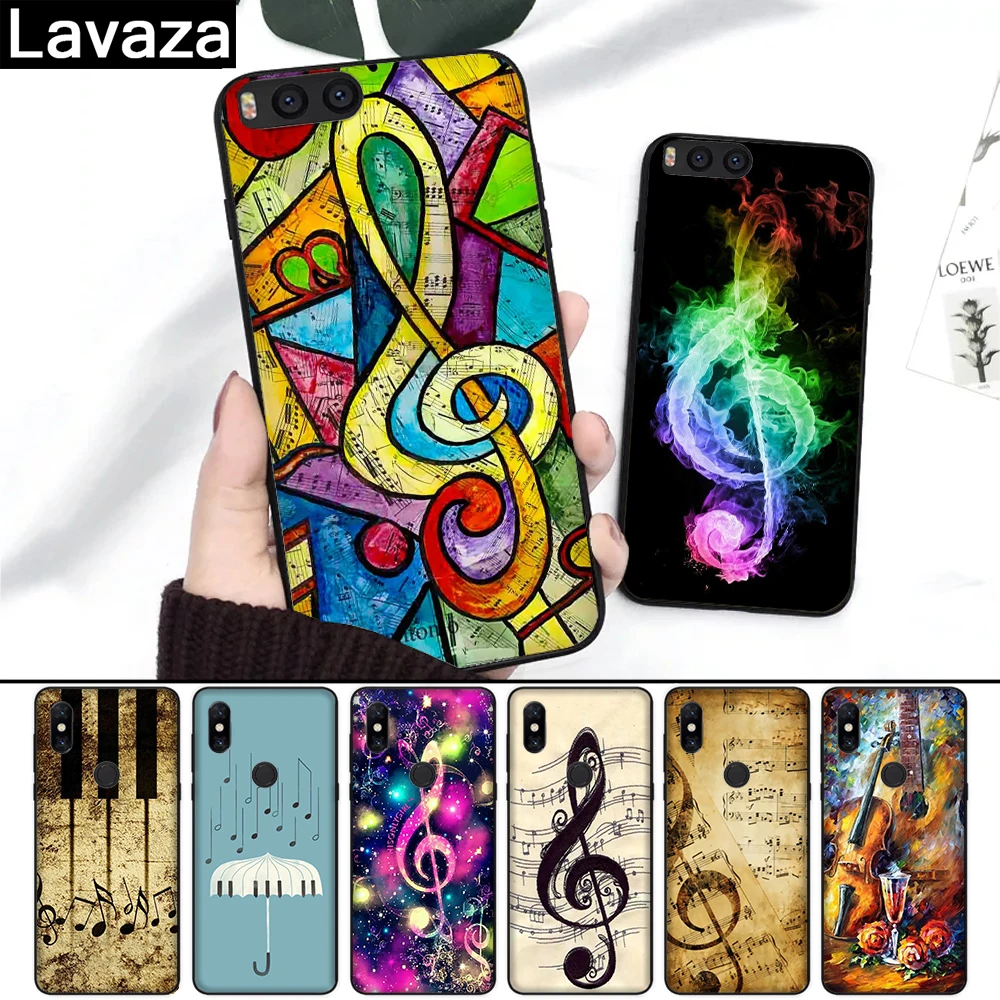 

Lavaza old musical note Music Silicone Case for Xiaomi Redmi 4A 4X 5A S2 5 Plus 6 6A Note 4 Pro 7 Prime Go