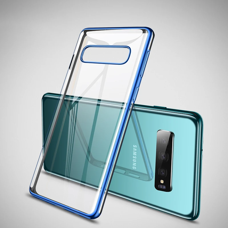 Для Samsung S10 S8 S9 Plus S10e Note 8 9 S7 edge A6 A8 A7 A9 J4 J6 2018 тонкий мягкий чехол из ТПУ с прозрачным