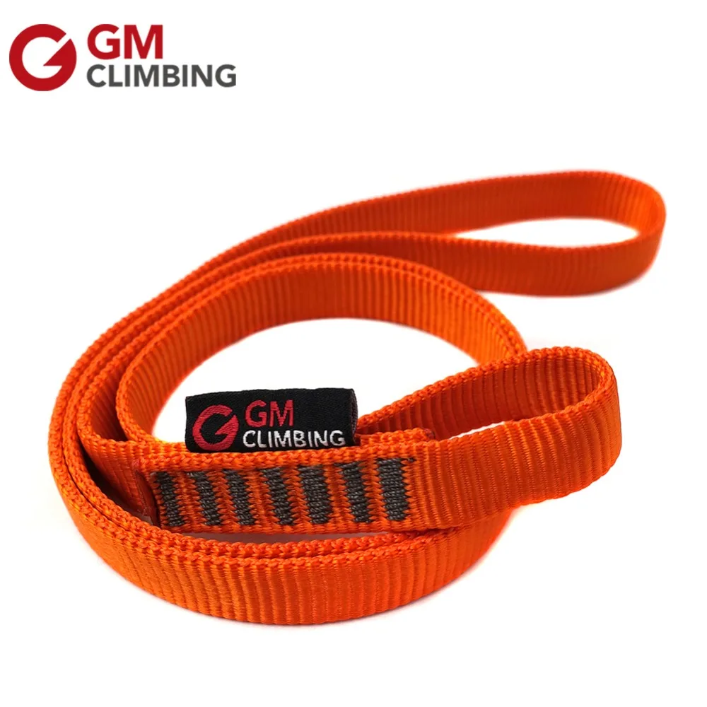 GM Rock Climbing Sling Rope Protector CE 22kN 60cm Nylon Bearing Strap
