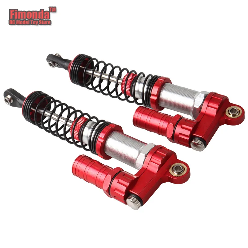 

Fimonda Shock Absorber for 1/10 RC car SCX10 D90 Metal Oil Pressure Adjustable Negative Pressure Double Shock Absorber Parts