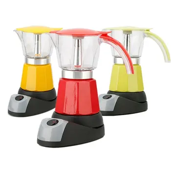 

New 480W 220V Espresso Italian Mocha Maker Coffee Percolators Electric Moka Pot